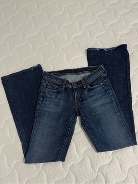 Dark Blue Women’s Low rise Bootcut Jeans